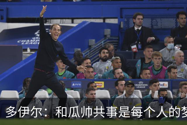 多伊尔：和瓜帅共事是每个人的梦想